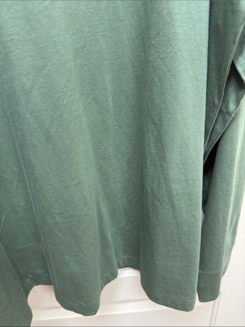 Polo by Ralph Lauren Olive Long-Sleeve Crew Shirt with Yellow Pony